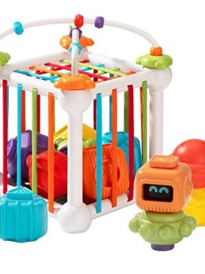 Montessori-leksaker för barn 1-3 år, geometrisk inlärning