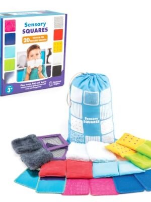 Lärresurser: Teachable Touchables Texturer Kvadrater 20-Pack
