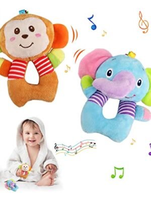 LEADSTAR Baby skallra, sensoriska leksaker för nyfödda