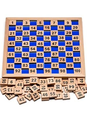Montessori träpussel för tidig matematik och motorik