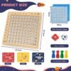 OSDUE Pythagorean Board: Montessori-multiplikation för barn 3+ år - Bild 2